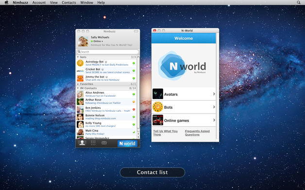 Download Nimbuzz Messenger For Mac